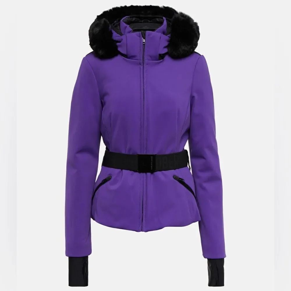 GOLDBERGH HIDA SKI JACKET PURPLE BLACK US 6 WATERPROOF